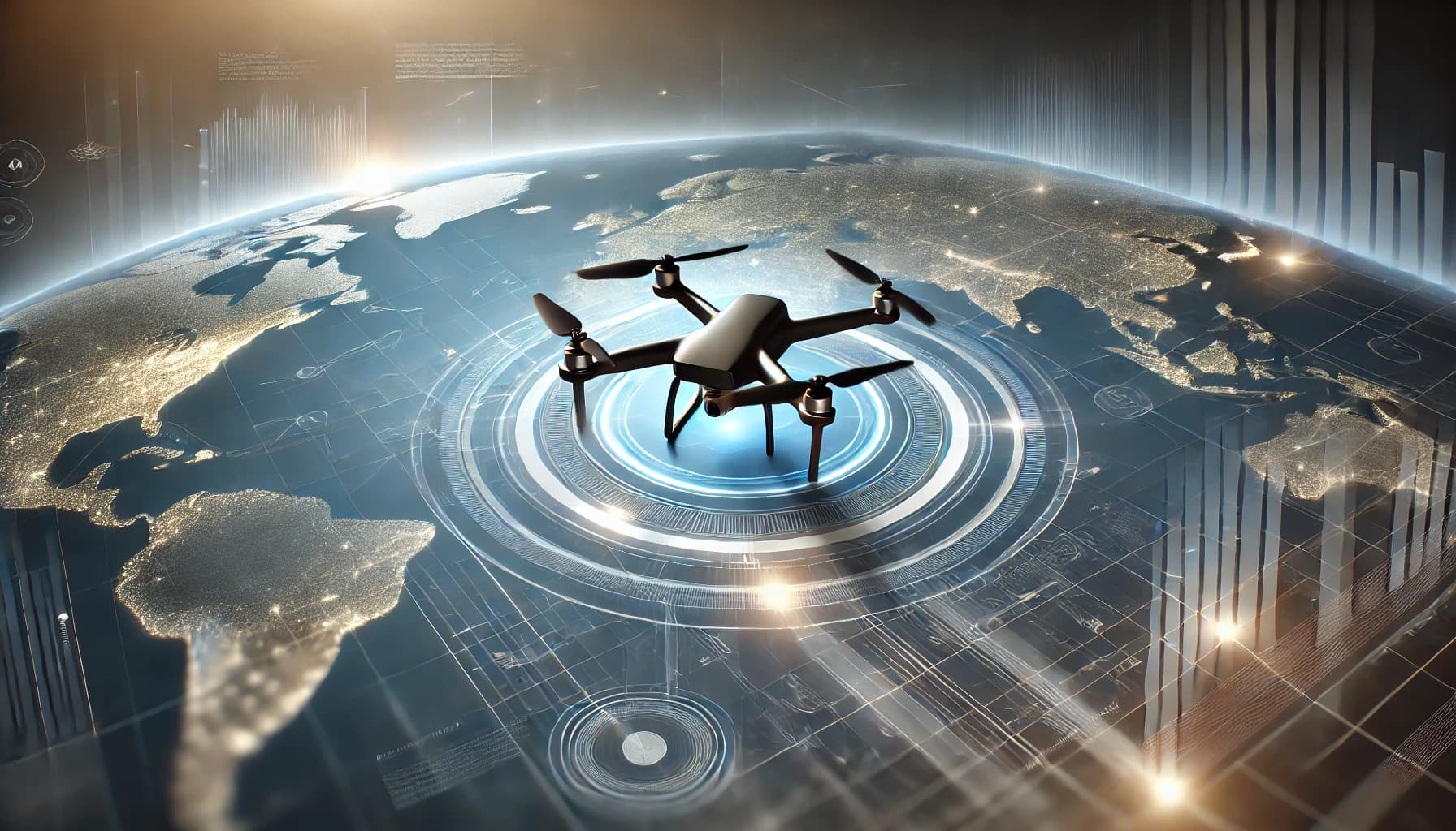 Drone survey and mining operations