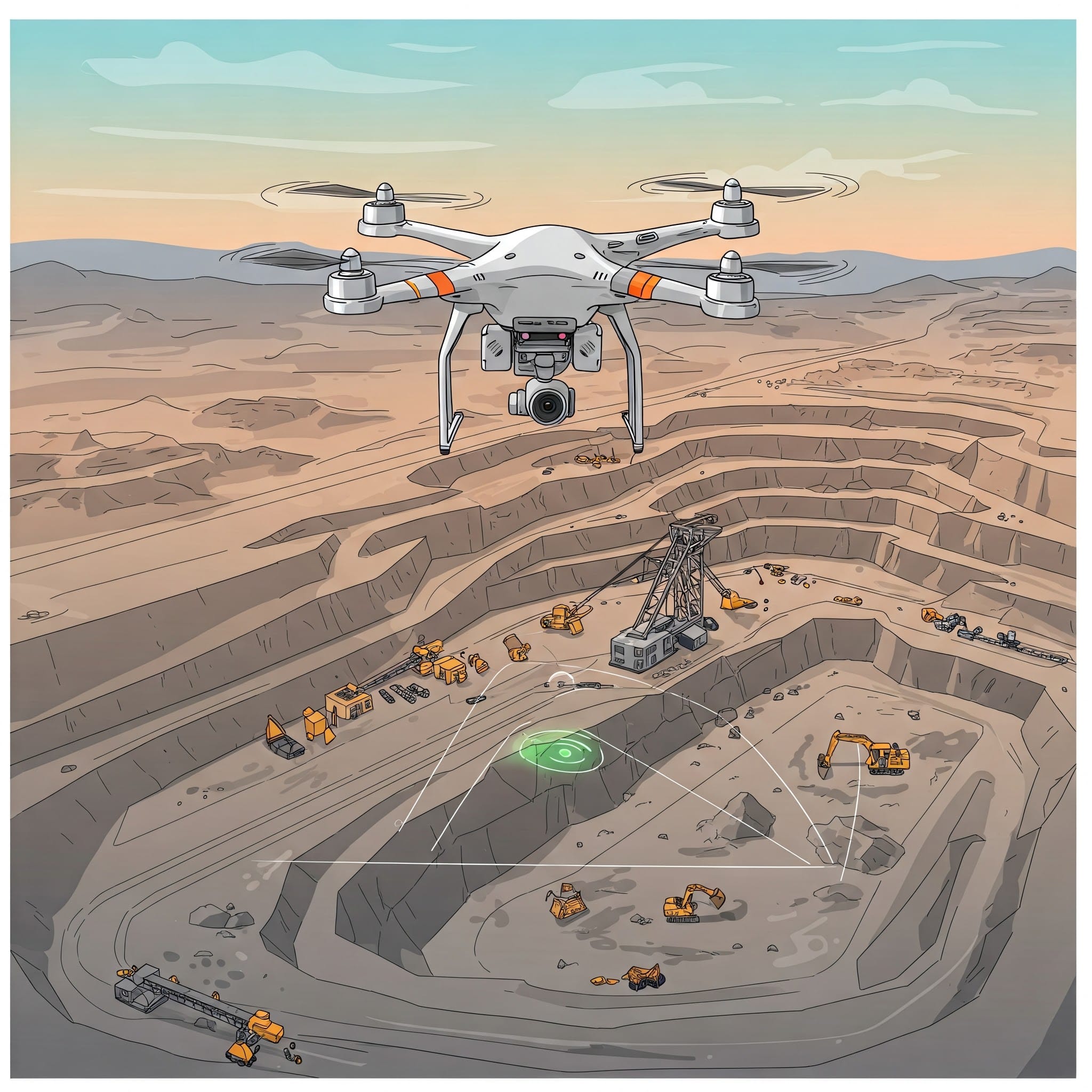 Aerial Terrain Background
